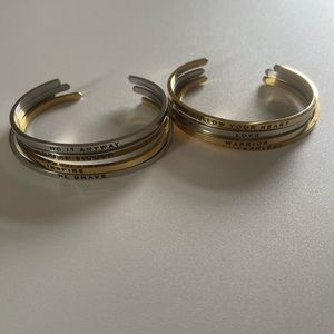 Used Manifestation/Mantra Cuffs